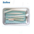 Instrumento dental desechable 3pcs en una bolsa, kit dental disponible